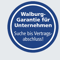Walburg-Garantie für Unternehmen: Suche bis Vertragsabschluss